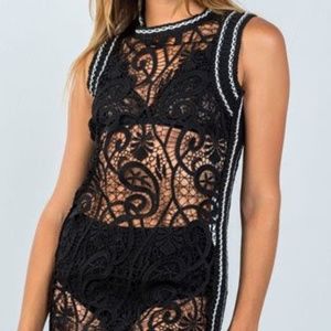 Mini Knit Crochet Dress swim suite coverup